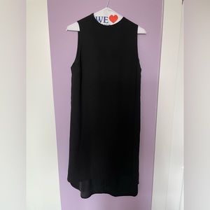 Sleeveless black Topshop dress